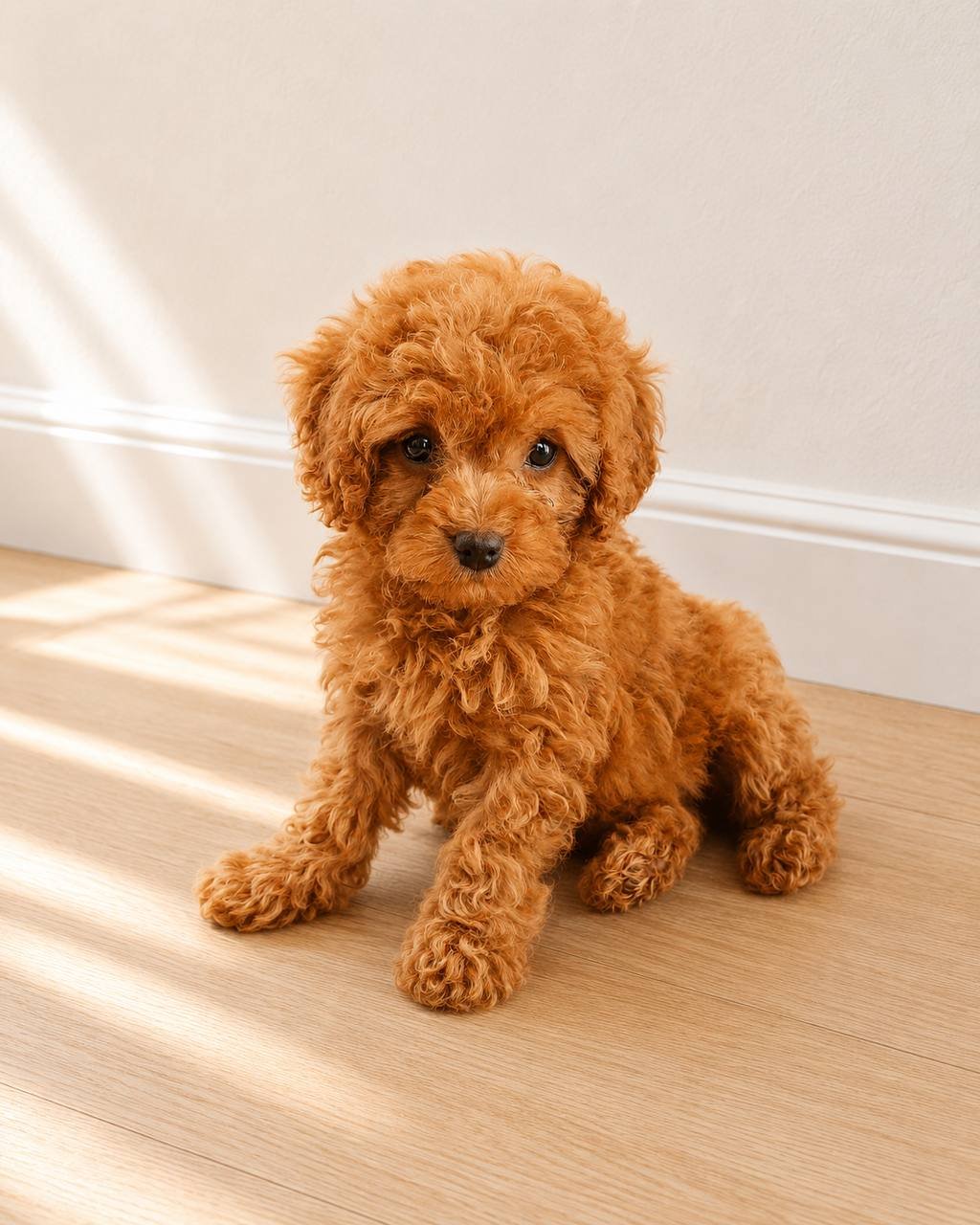Maple, available red female Toy Maltipoo puppy